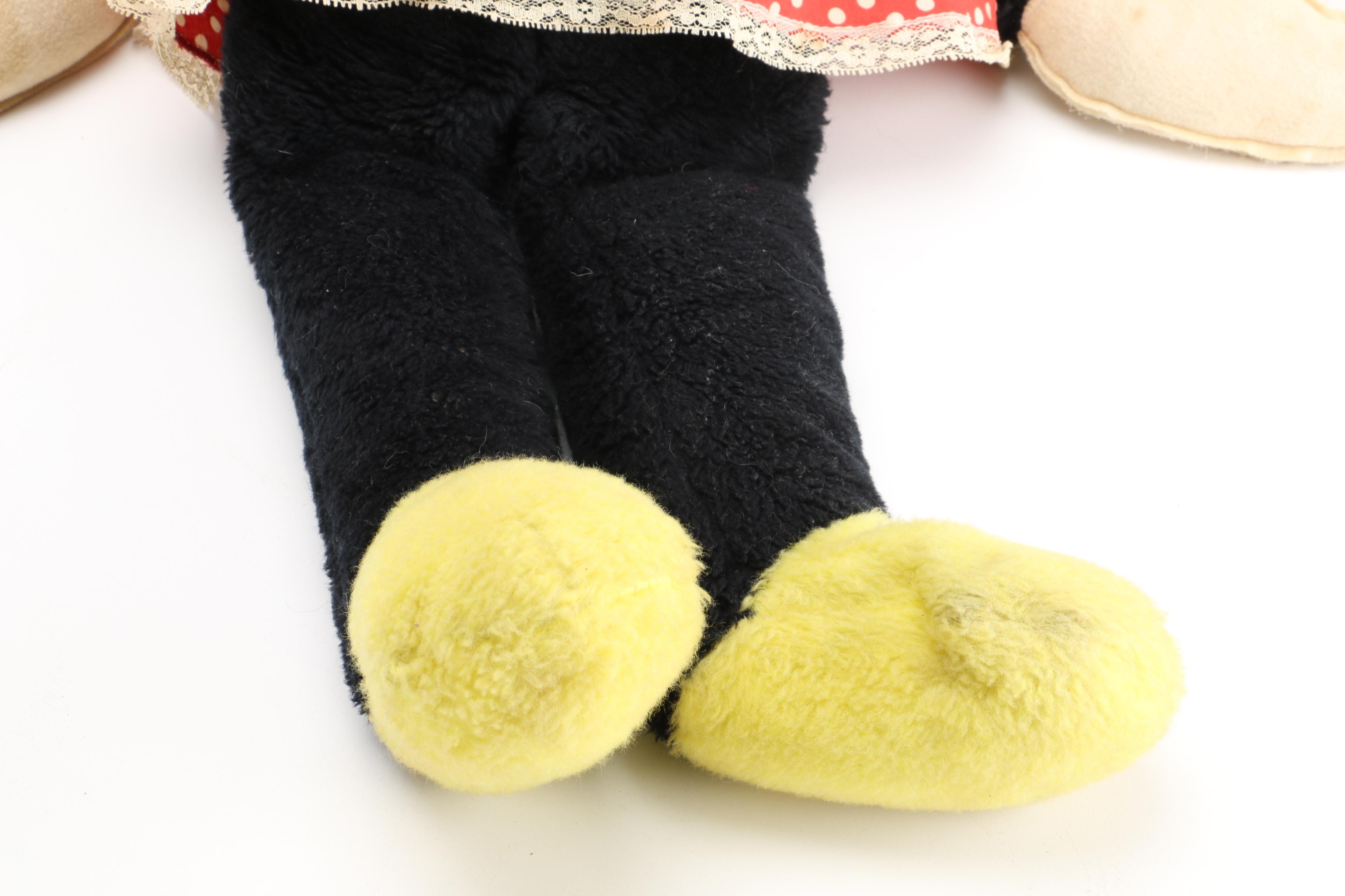 Walt Disney Toys and Accessories Featuring Mickey and Minnie Mouse Plush