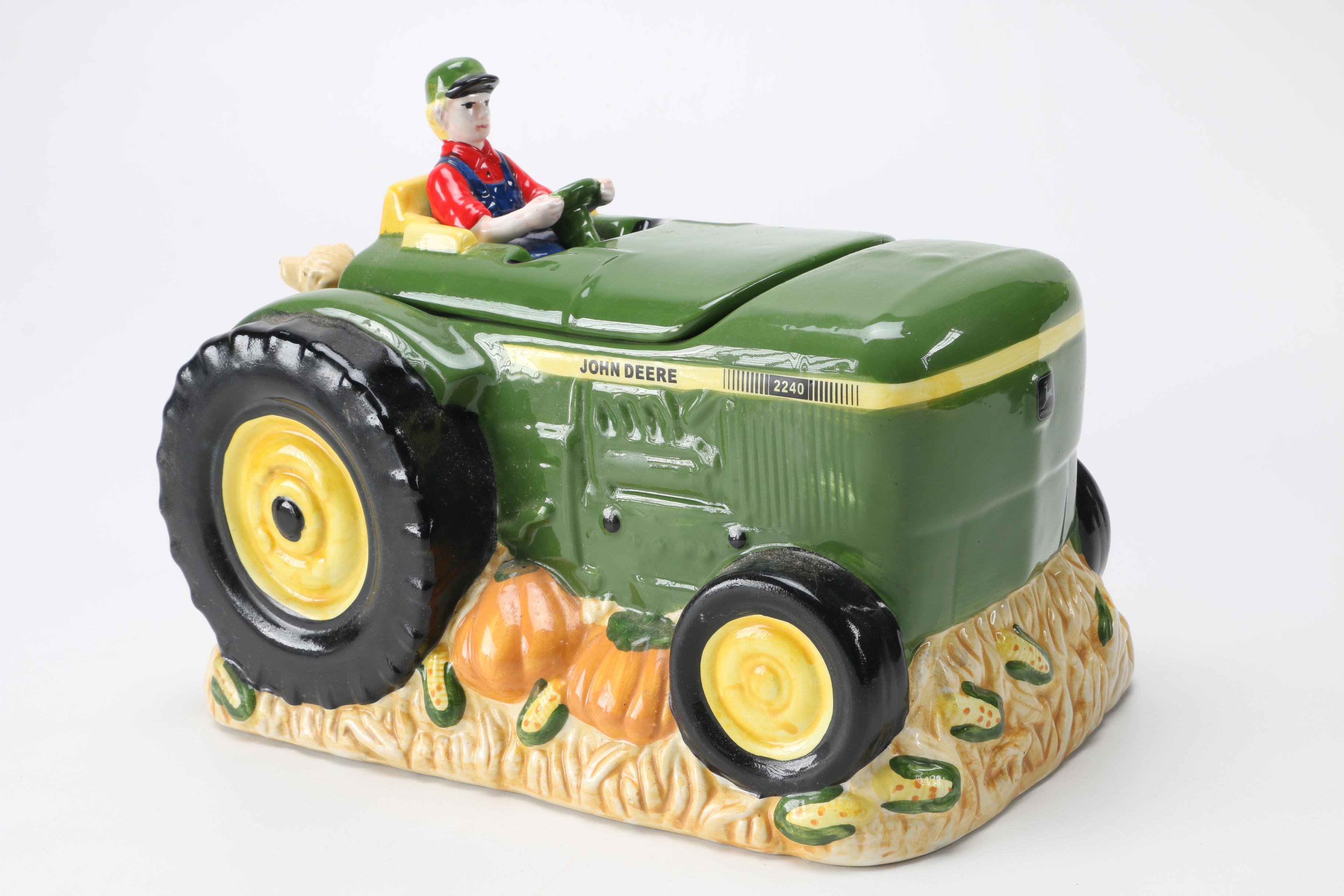 John Deere Tractor Cookie Jar