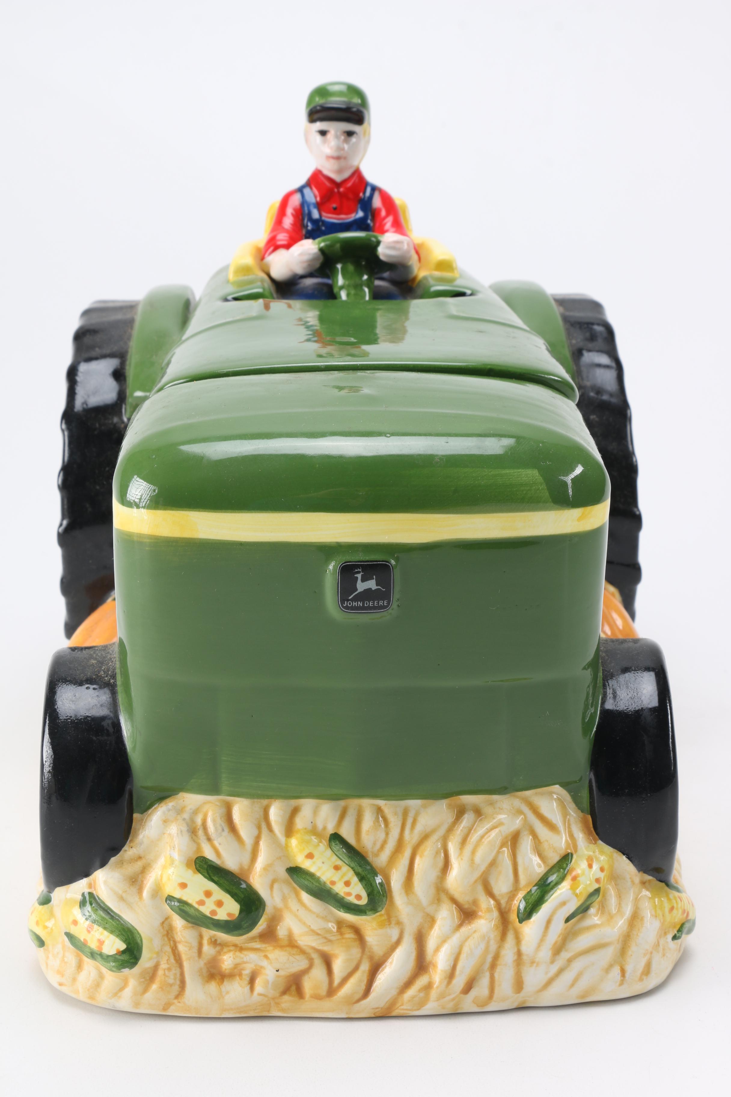 John Deere Tractor Cookie Jar