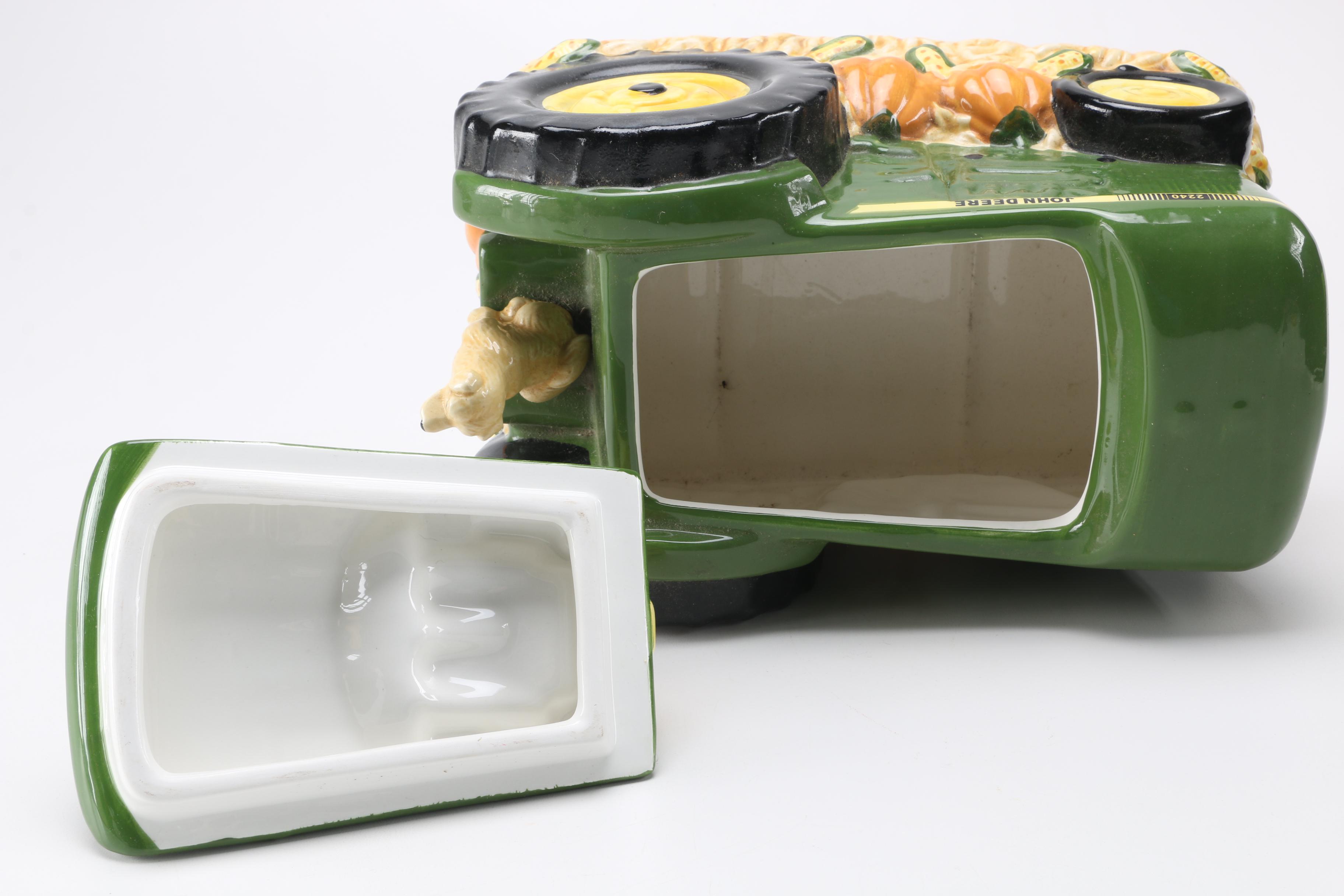 John Deere Tractor Cookie Jar