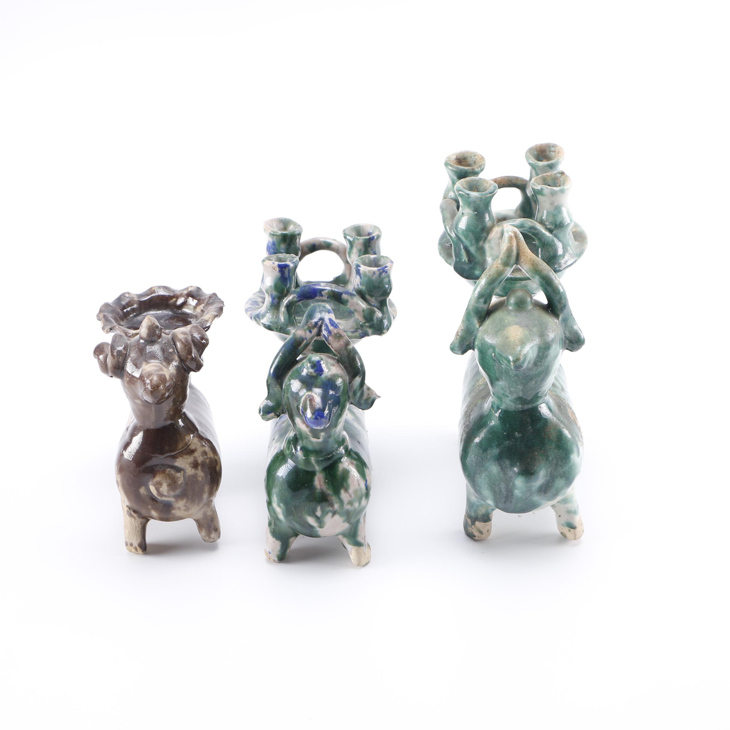 Pre Columbian Style Figures