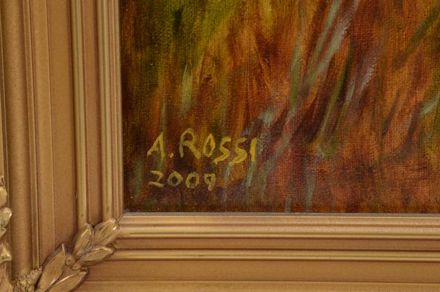 Alan Rossi Original 2009 Oil on Canvas Female Nude