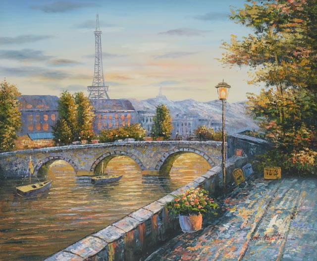 M. Austin Original Oil Painting on Canvas