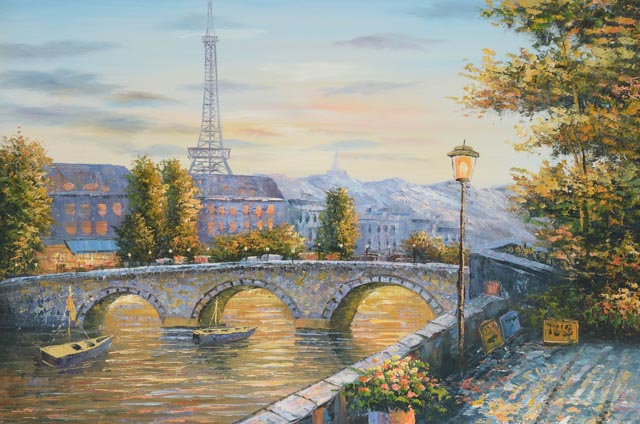 M. Austin Original Oil Painting on Canvas