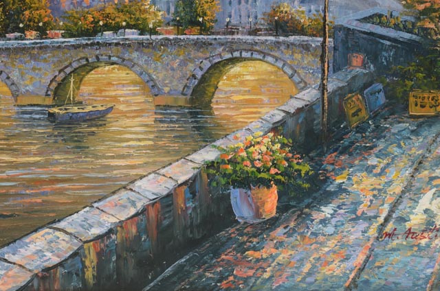 M. Austin Original Oil Painting on Canvas