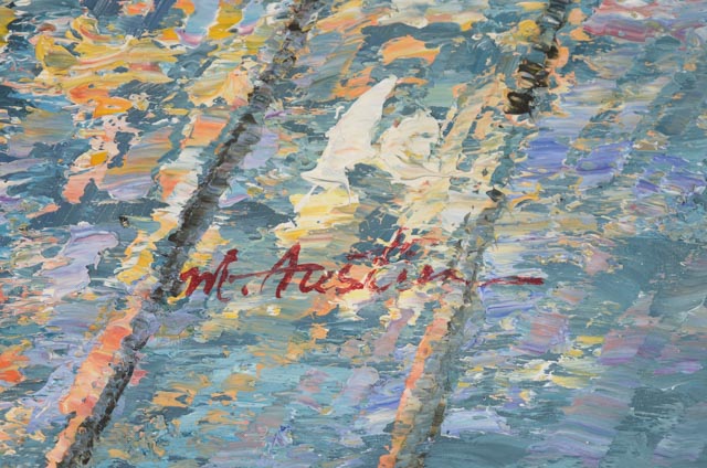 M. Austin Original Oil Painting on Canvas