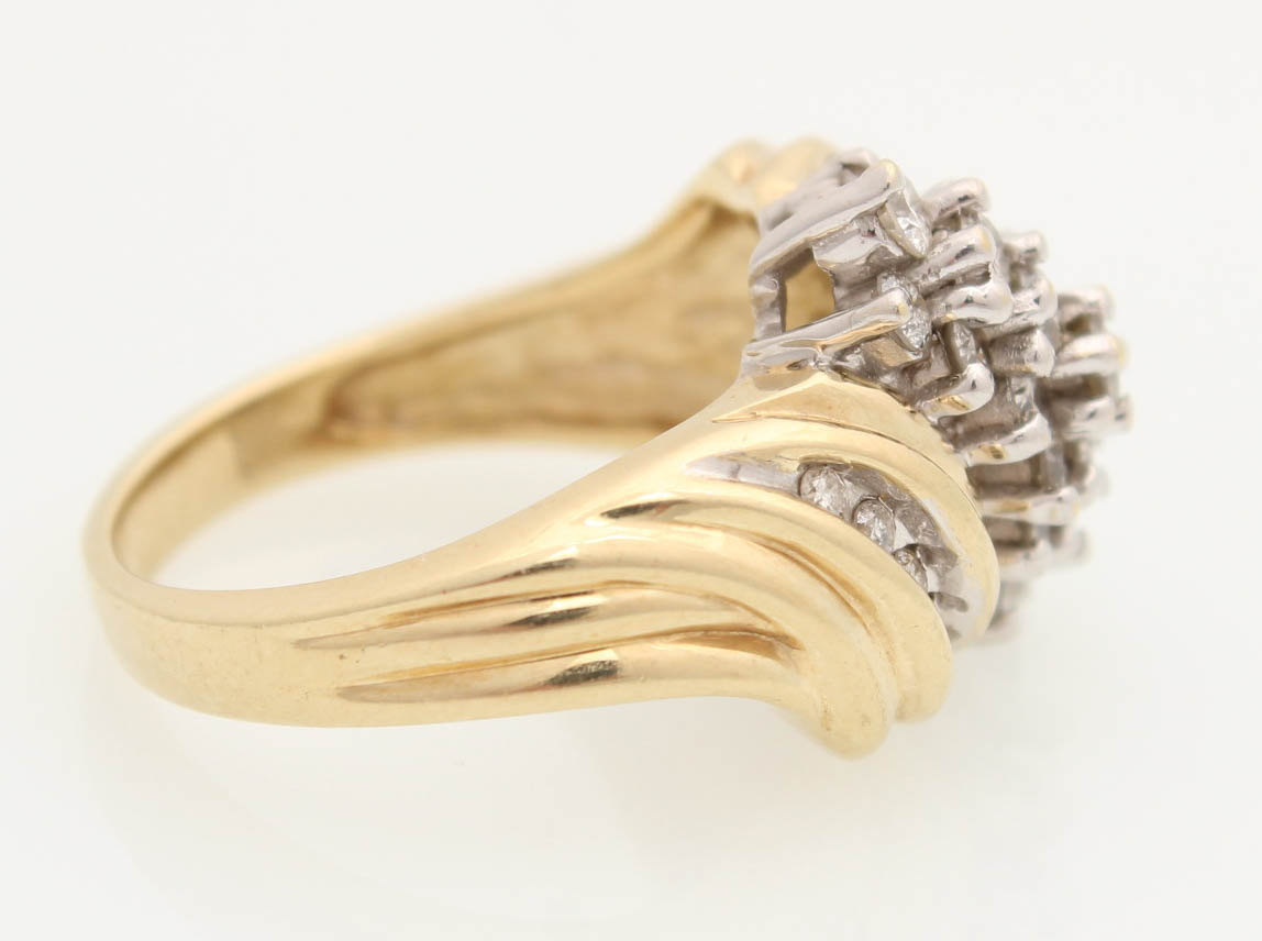 14K Yellow Gold 1.20 CTW Diamond Ring