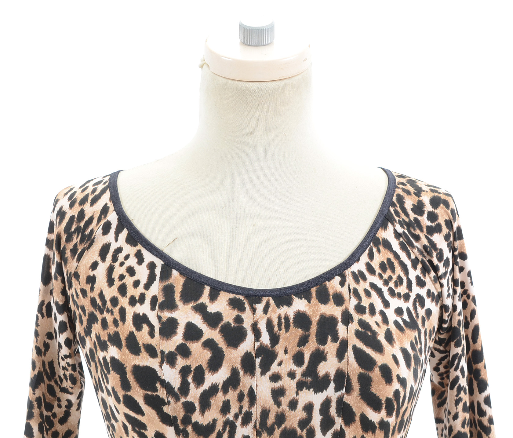 LeNique Leopard Print Dress Susan Wore During Rehearsals for "Dancing With The Stars"