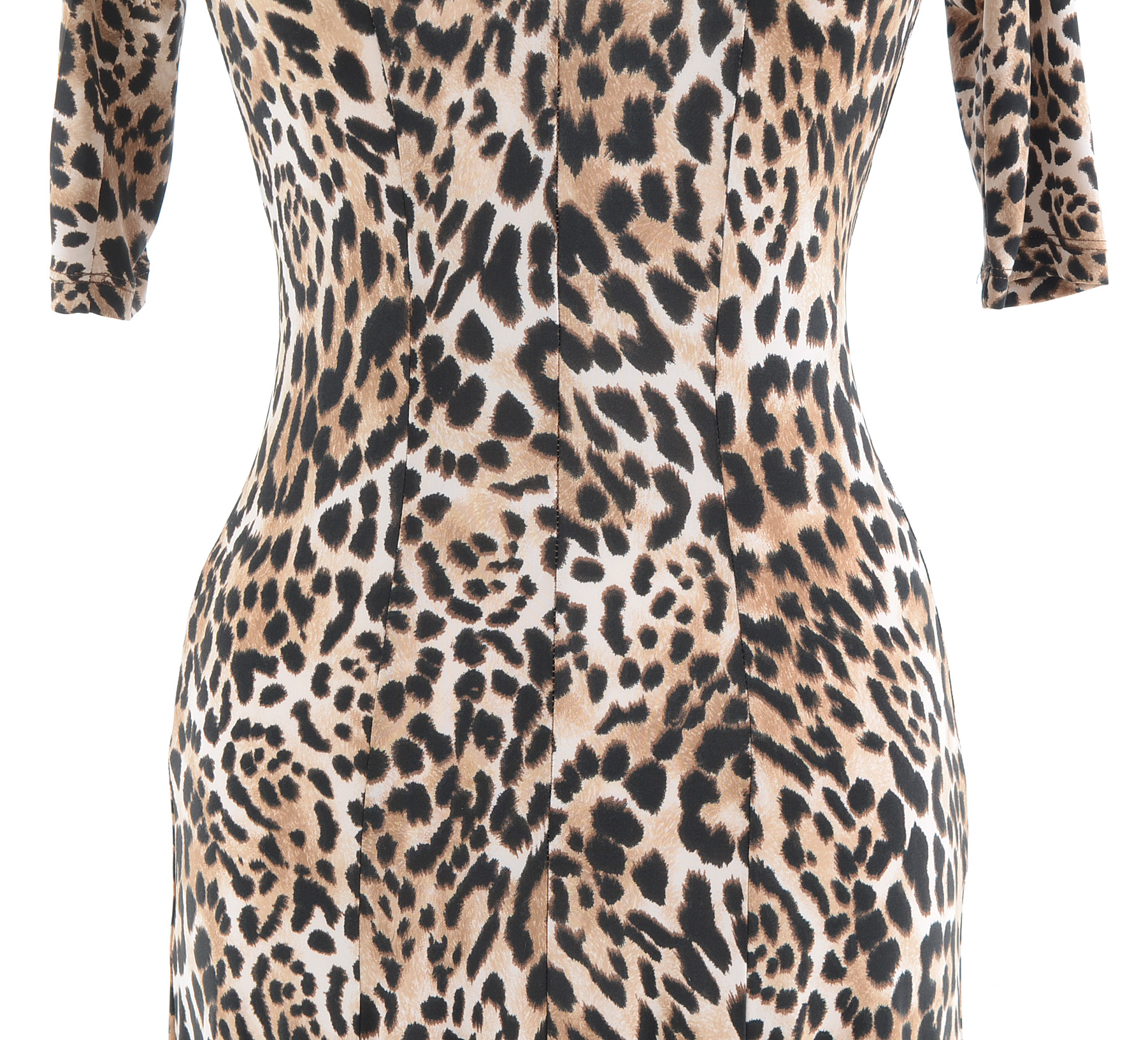 LeNique Leopard Print Dress Susan Wore During Rehearsals for "Dancing With The Stars"