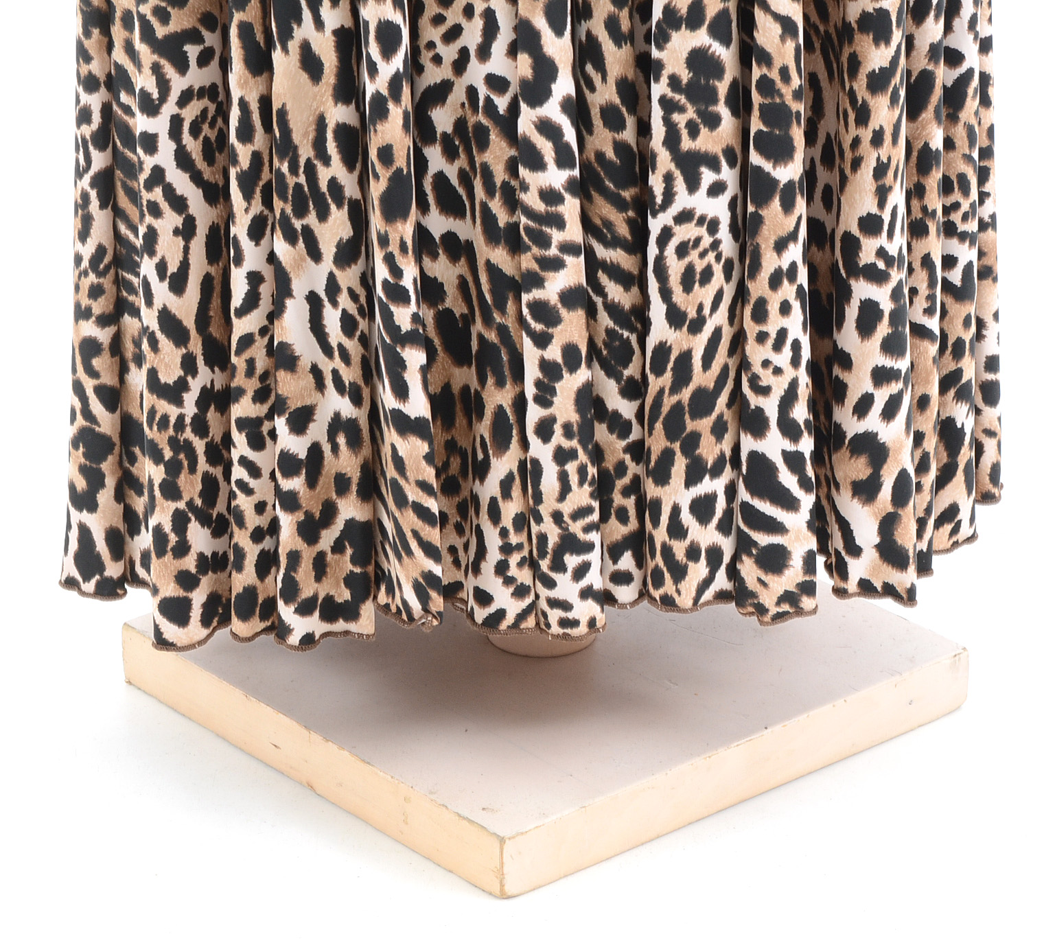 LeNique Leopard Print Dress Susan Wore During Rehearsals for "Dancing With The Stars"