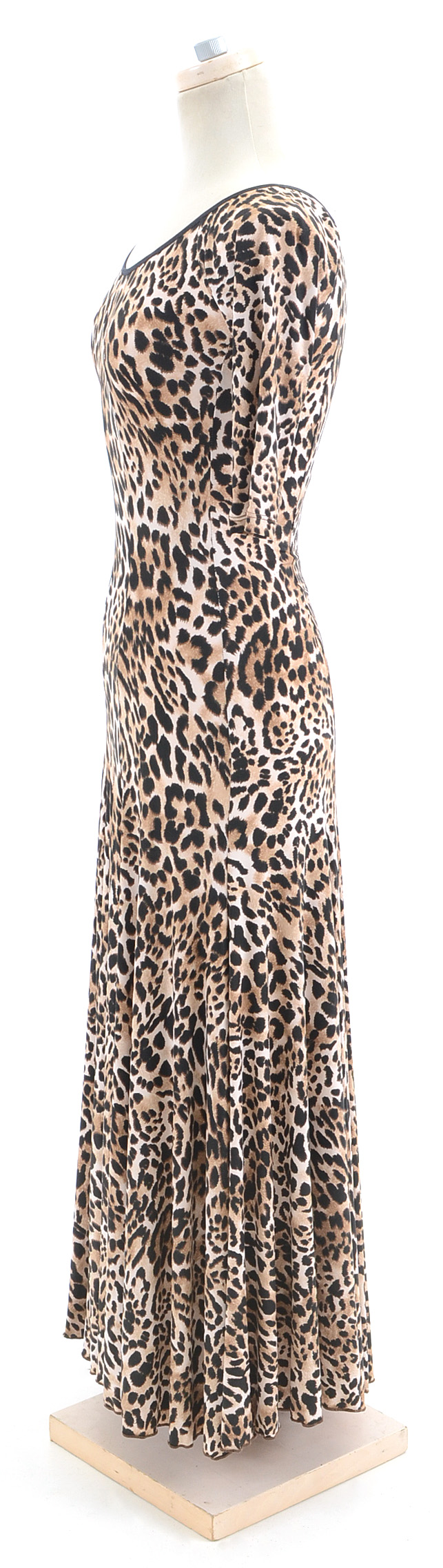 LeNique Leopard Print Dress Susan Wore During Rehearsals for "Dancing With The Stars"