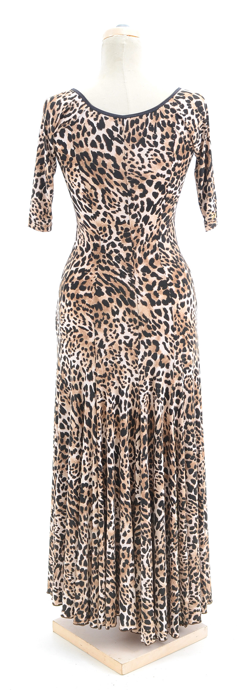 LeNique Leopard Print Dress Susan Wore During Rehearsals for "Dancing With The Stars"