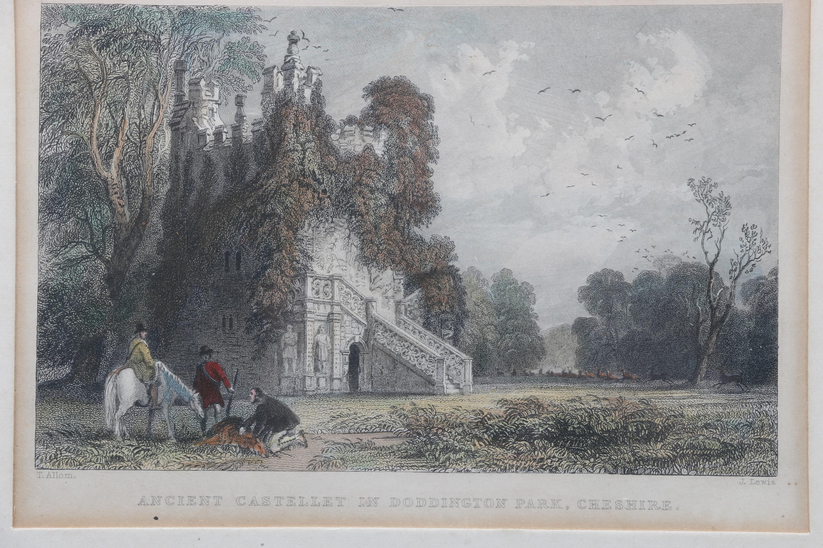 Pairing of Hand Colored Engravings After Thomas Allom