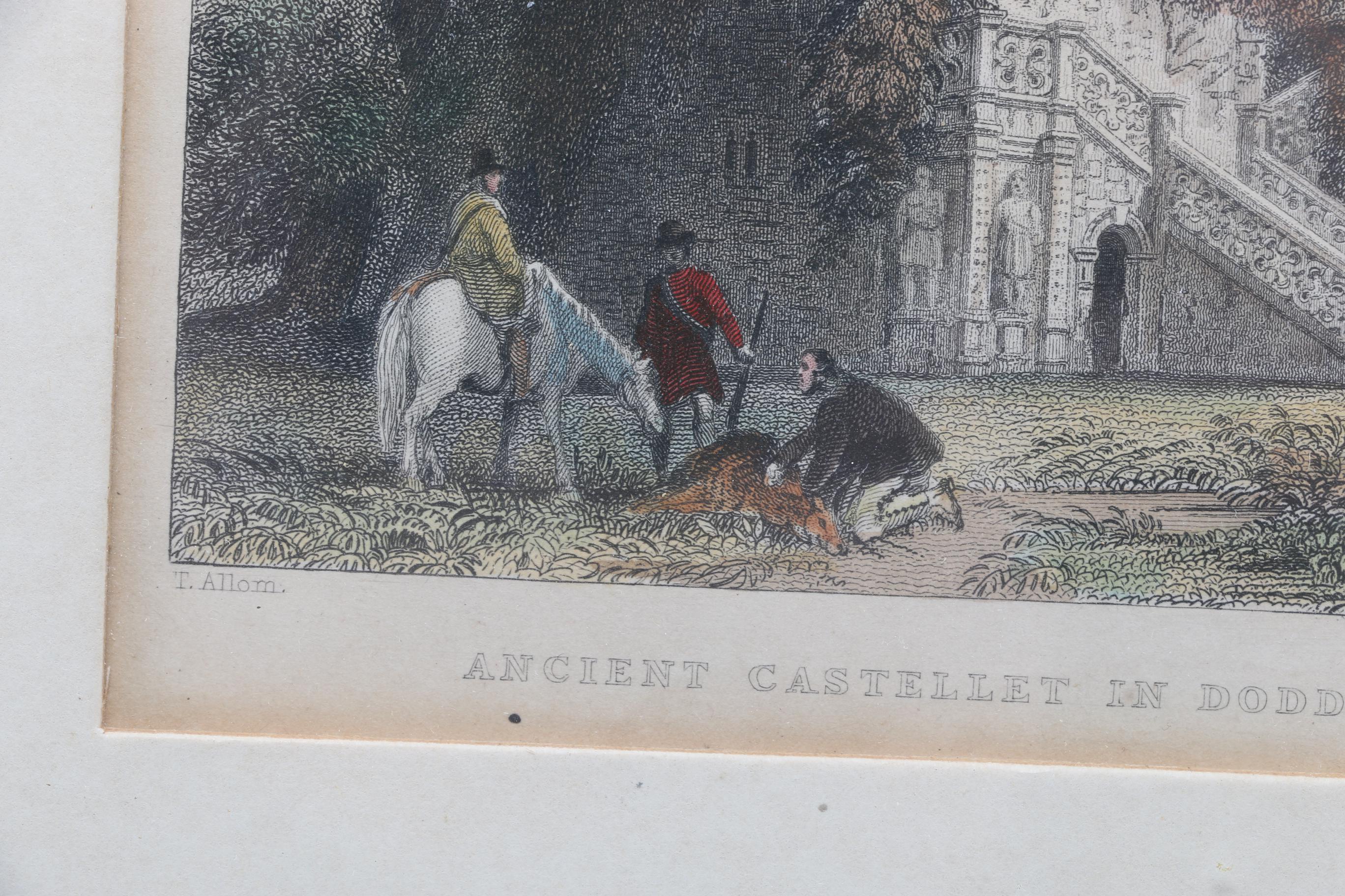 Pairing of Hand Colored Engravings After Thomas Allom