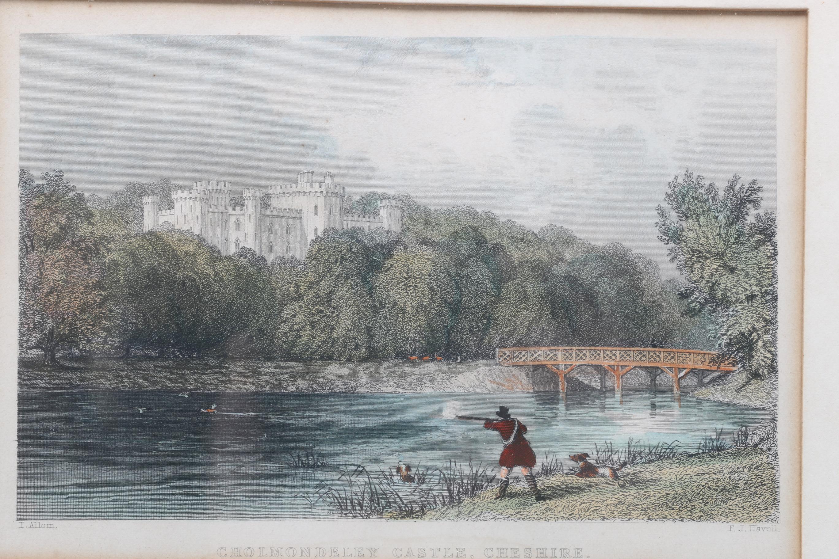 Pairing of Hand Colored Engravings After Thomas Allom