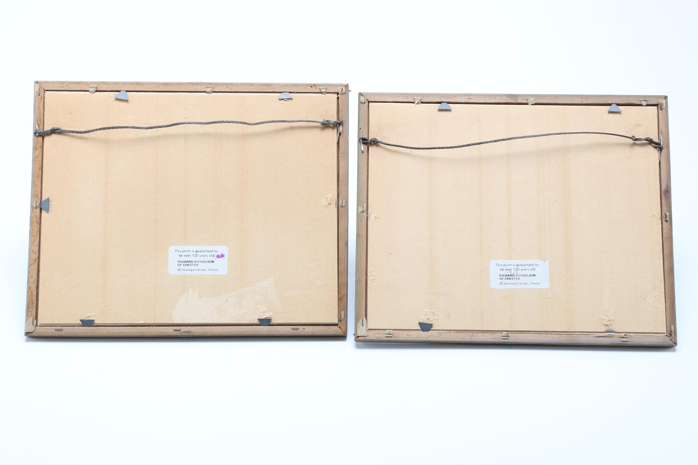 Pairing of Hand Colored Engravings After Thomas Allom