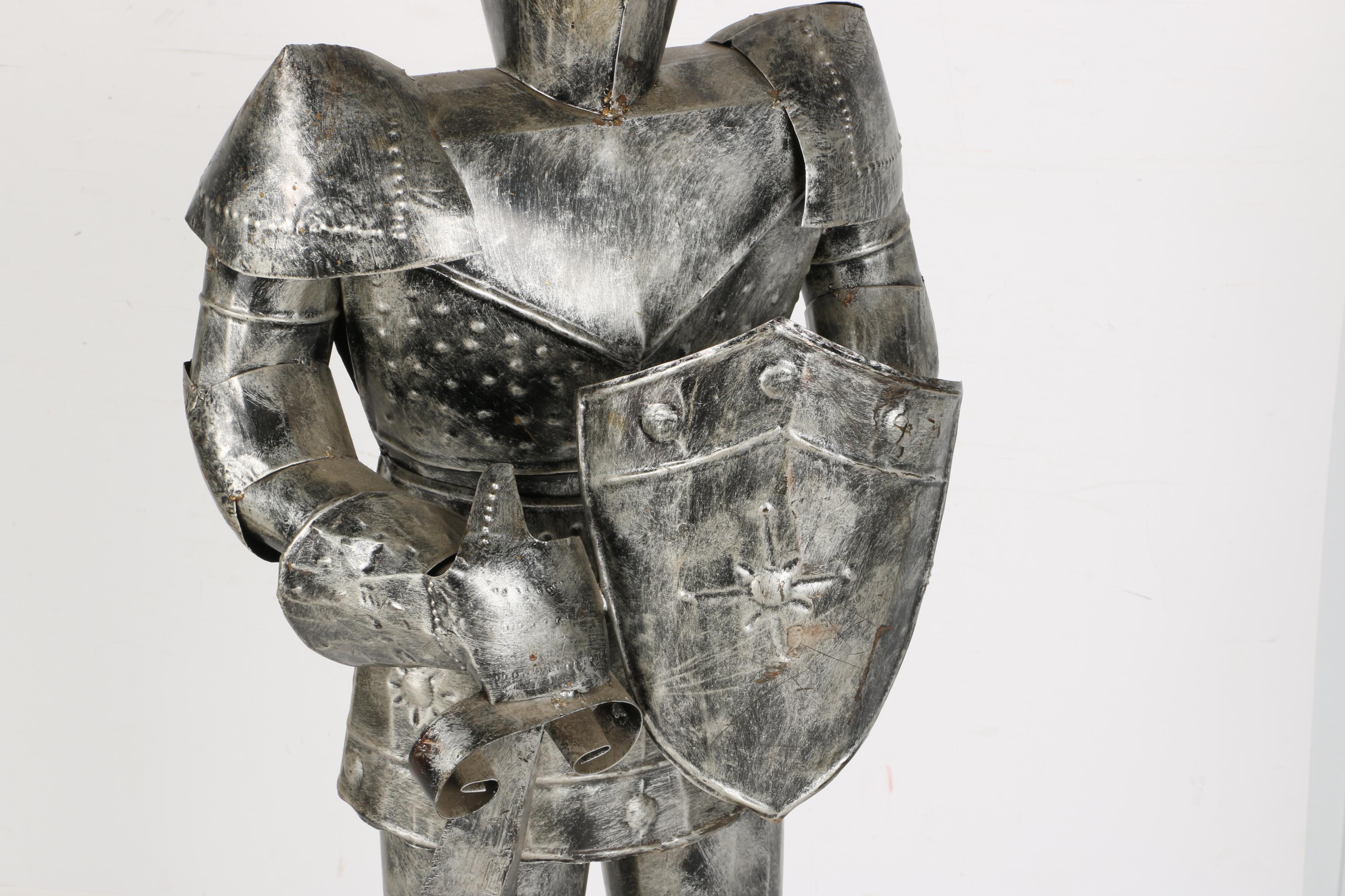 Tin Knight Statue