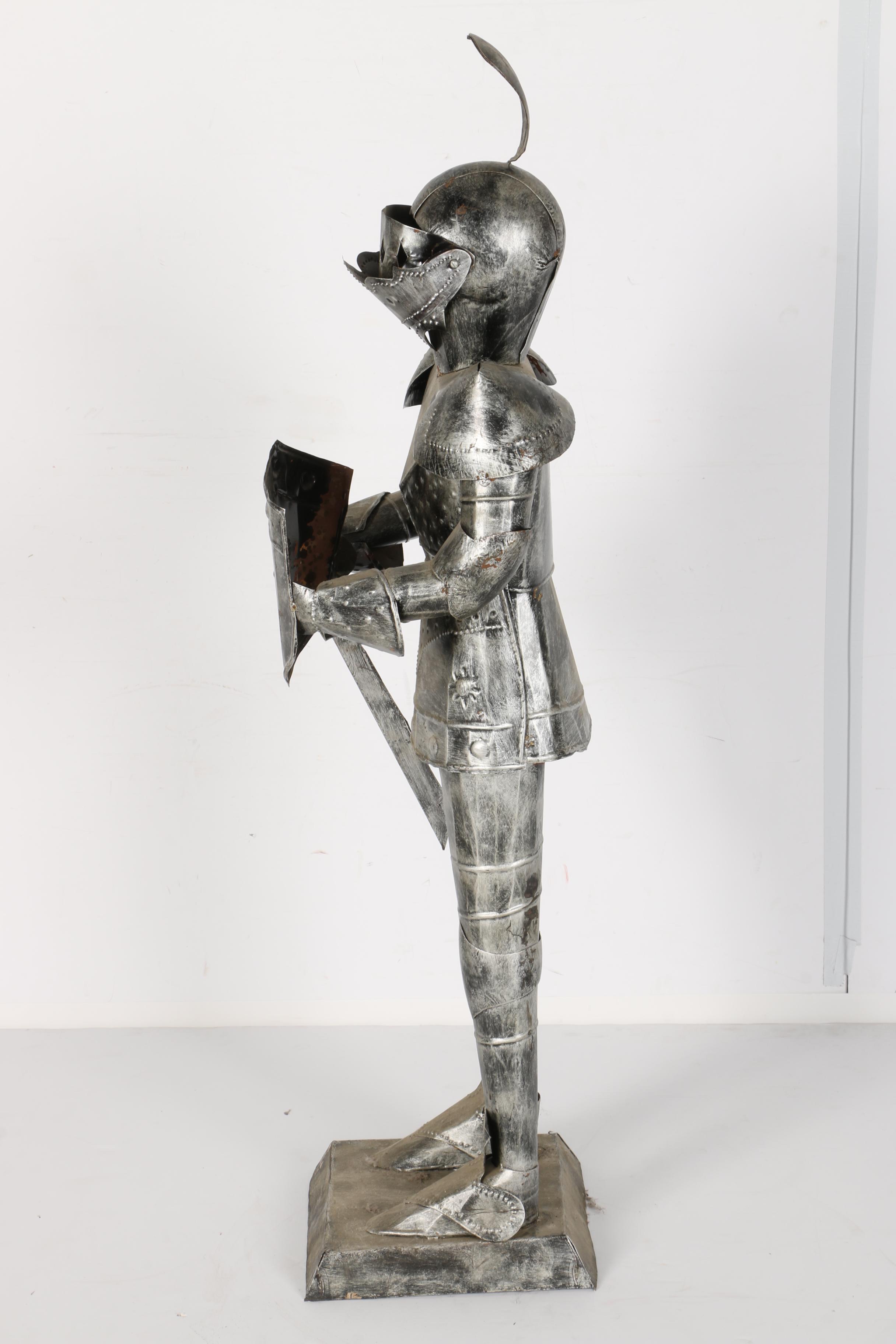 Tin Knight Statue