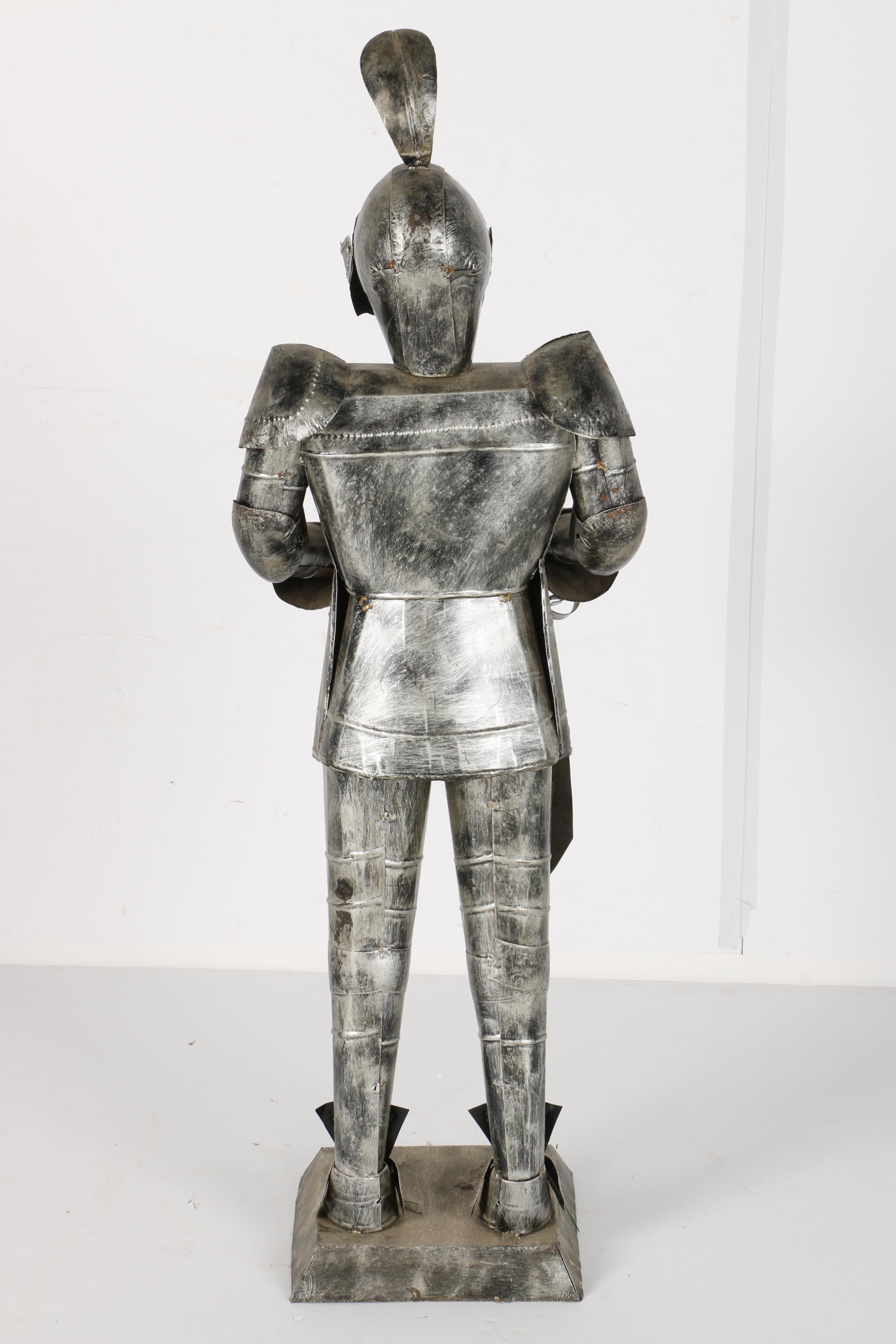 Tin Knight Statue