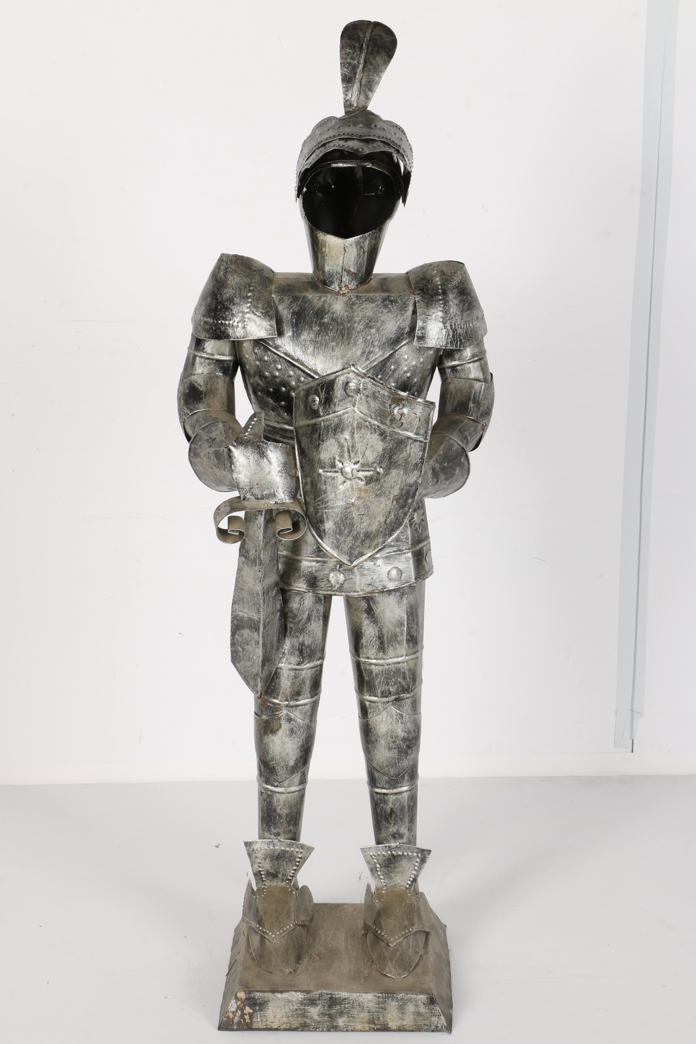 Tin Knight Statue
