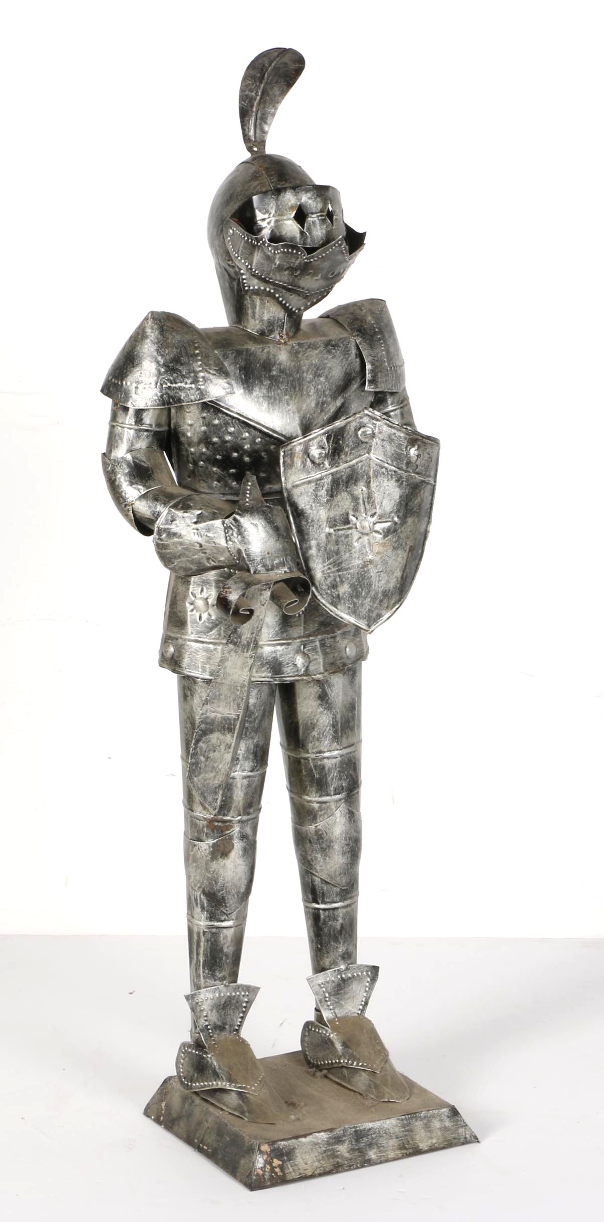 Tin Knight Statue