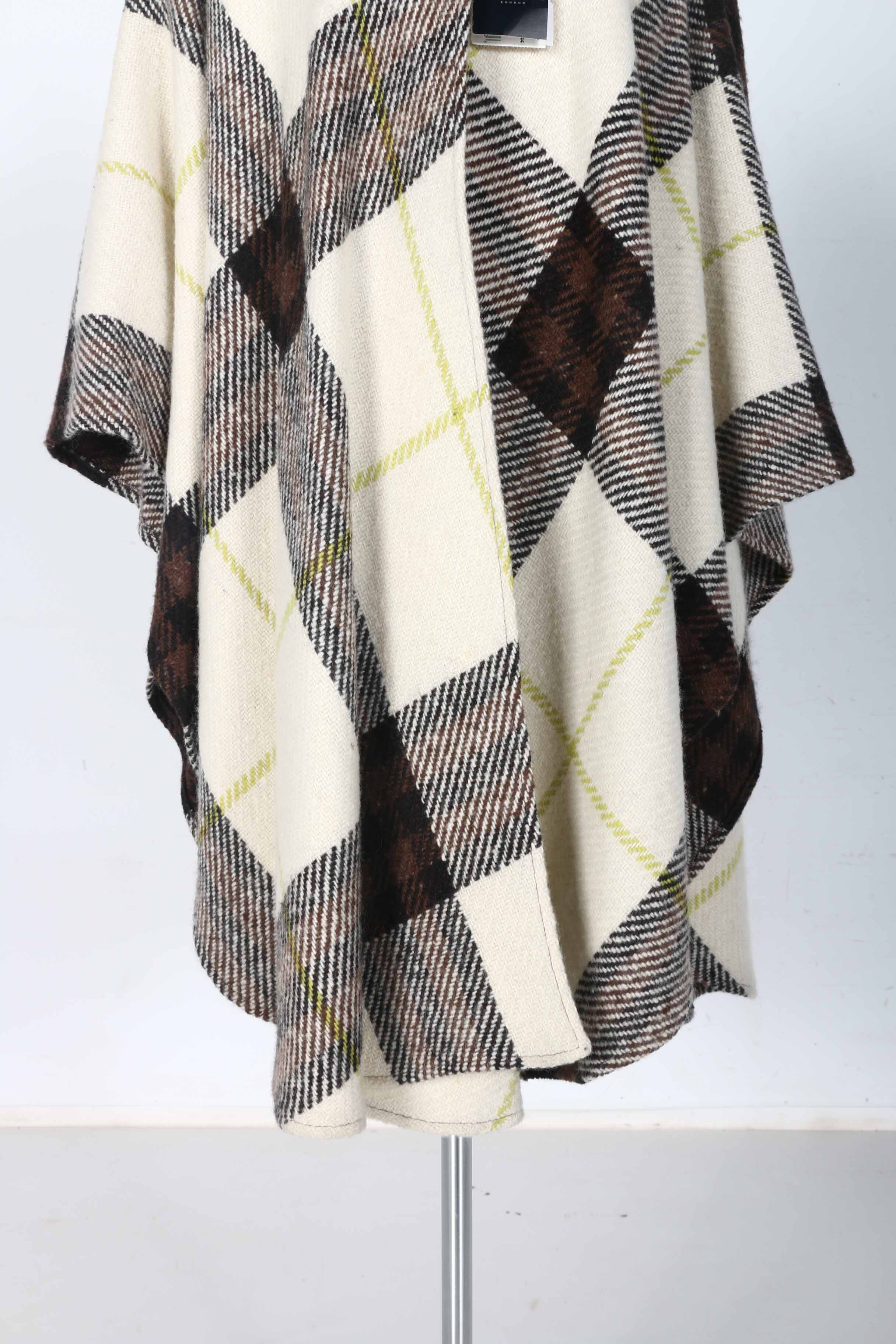 Women's Burberry Wool Poncho