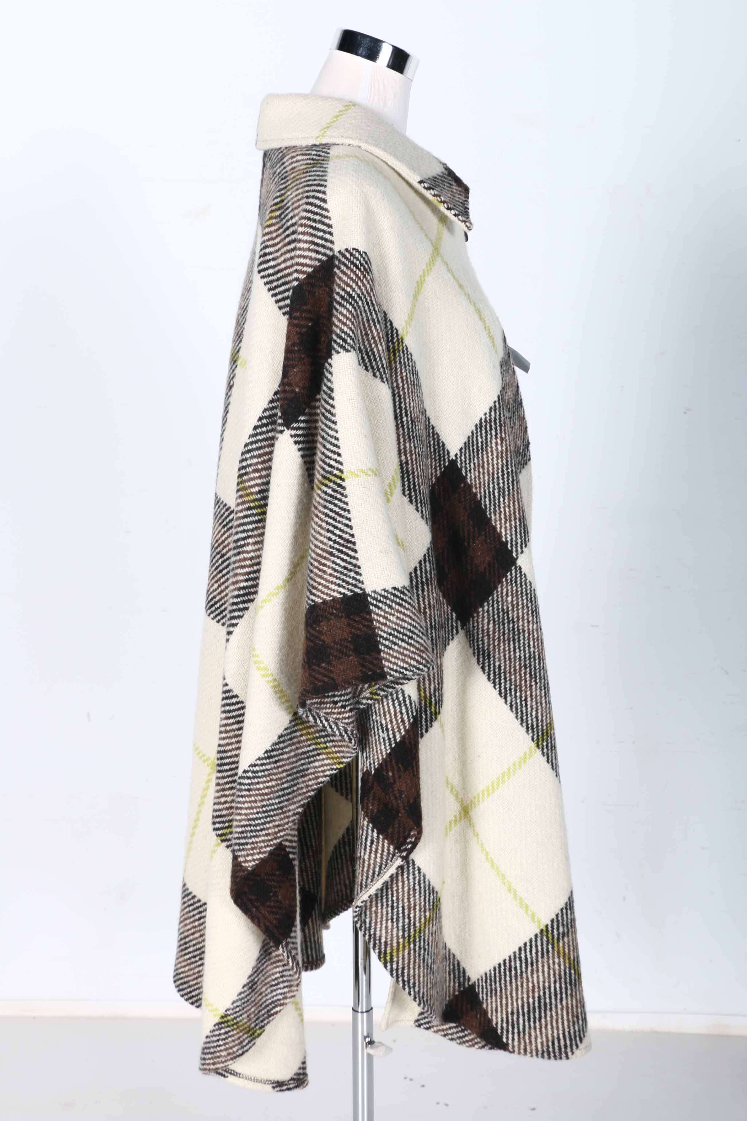Women's Burberry Wool Poncho