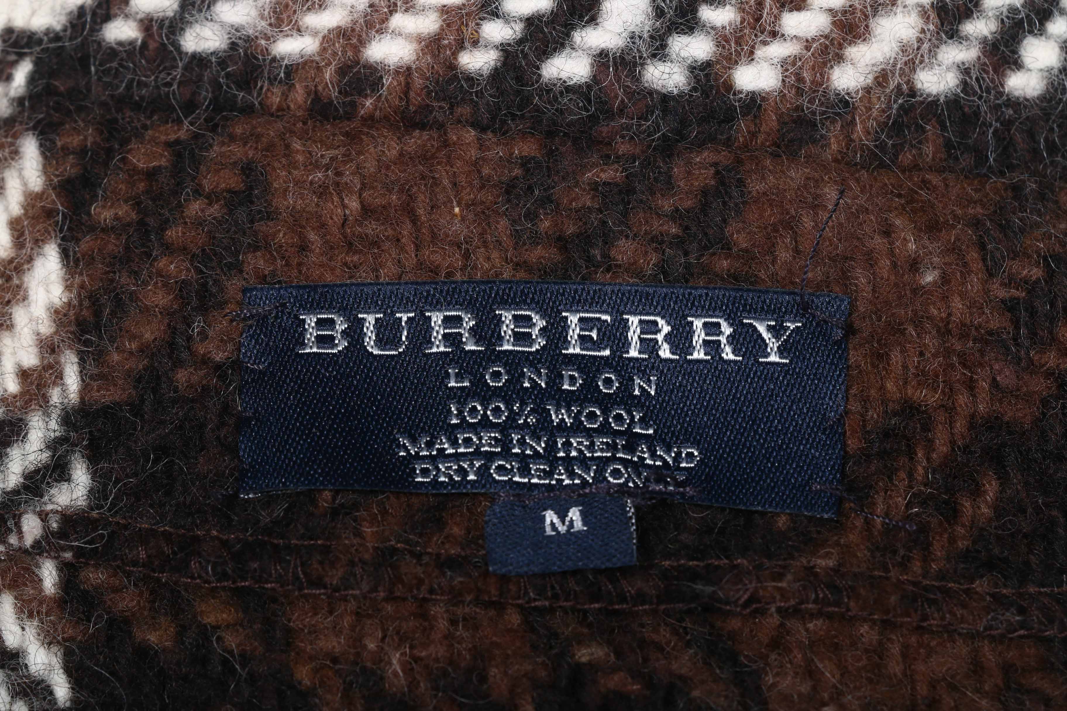 Women's Burberry Wool Poncho