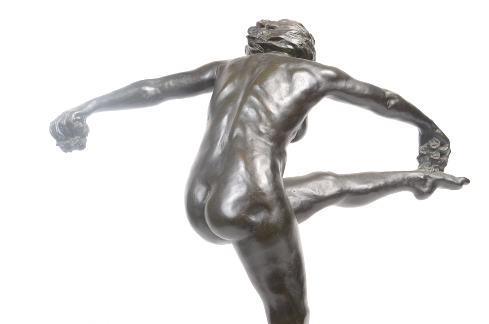 Maurice Delannoy "Folie de Printemps" Bronze Sculpture