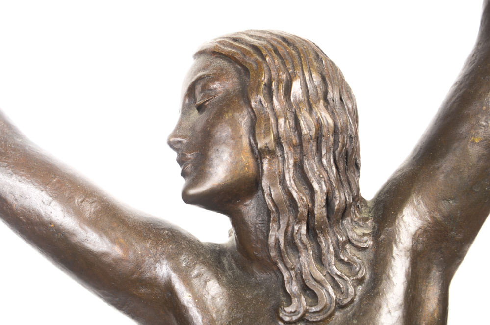Pierre Le Faguays Art Deco Bronze Sculpture