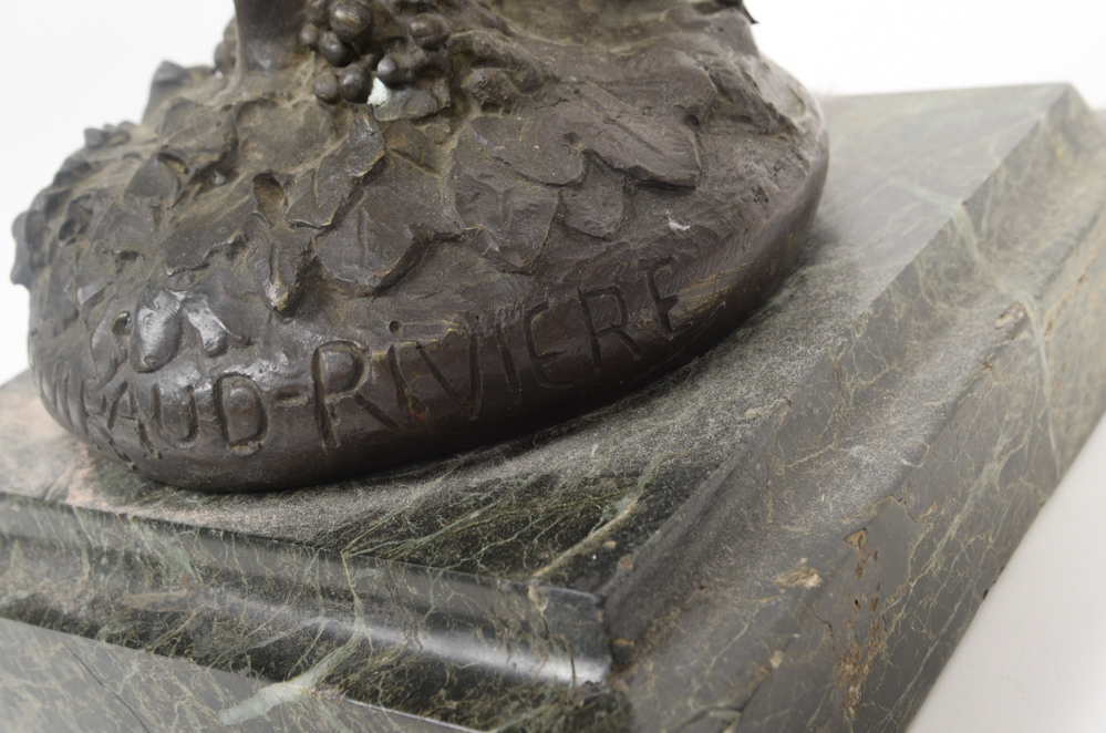 Maurice Guiraud-Rivière Bronze Sculpture "Bacchante"
