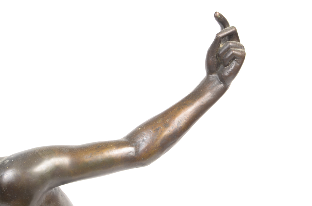 Maurice Guiraud-Rivière Bronze Sculpture "Bacchante"