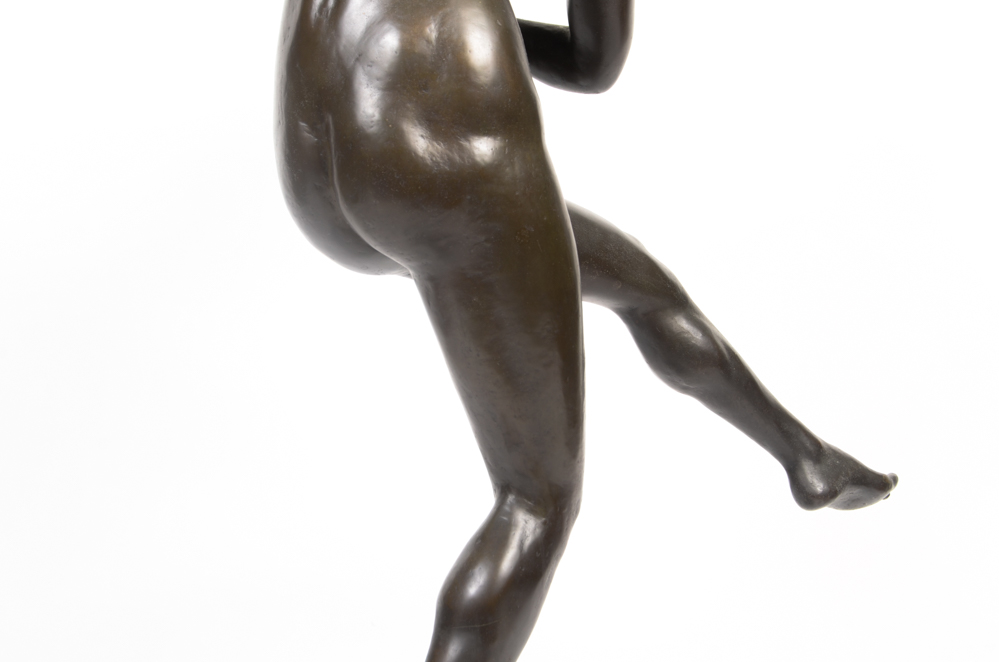 Maurice Guiraud-Rivière Bronze Sculpture "Bacchante"