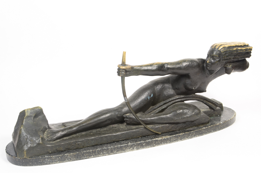 Marcel André Bouraine "Penthesilea, Queen of the Amazons" Bronze Sculpture