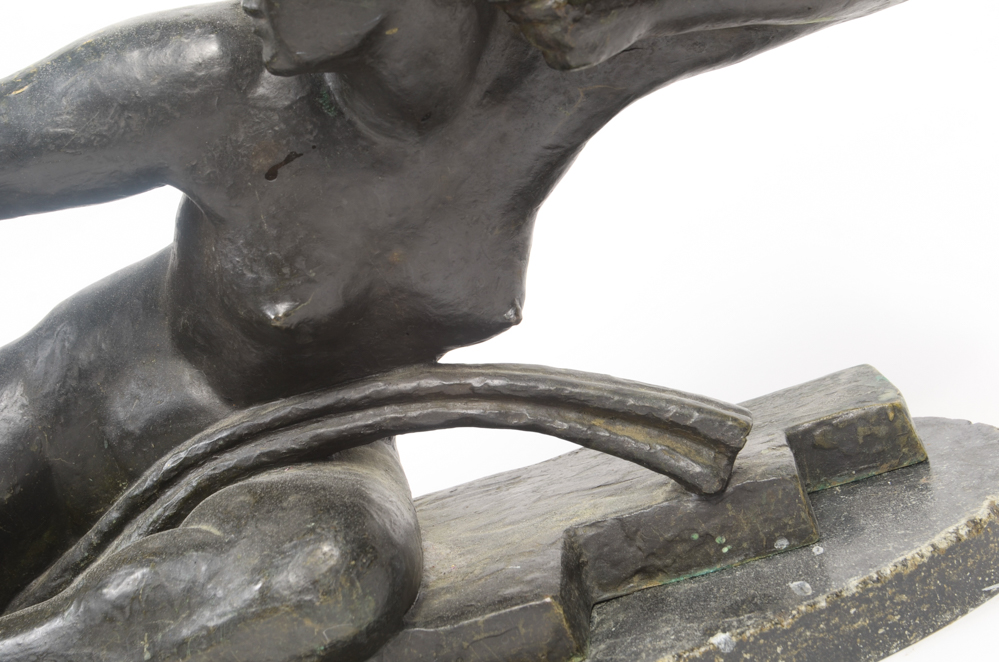 Marcel André Bouraine "Penthesilea, Queen of the Amazons" Bronze Sculpture