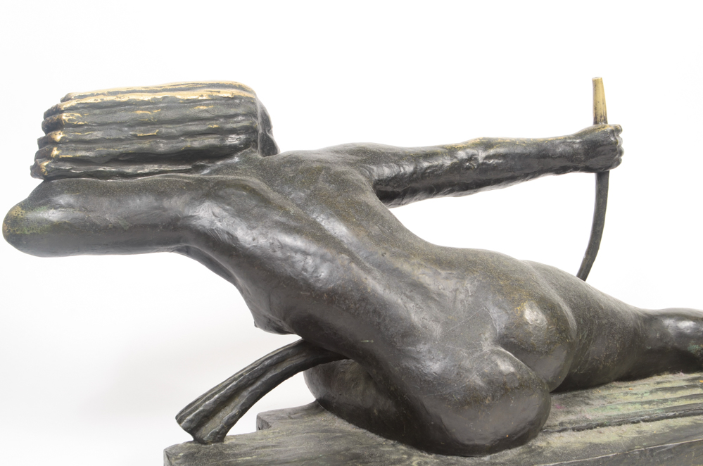 Marcel André Bouraine "Penthesilea, Queen of the Amazons" Bronze Sculpture