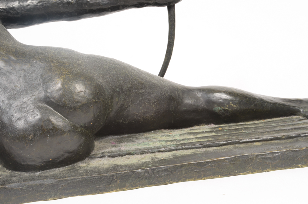 Marcel André Bouraine "Penthesilea, Queen of the Amazons" Bronze Sculpture