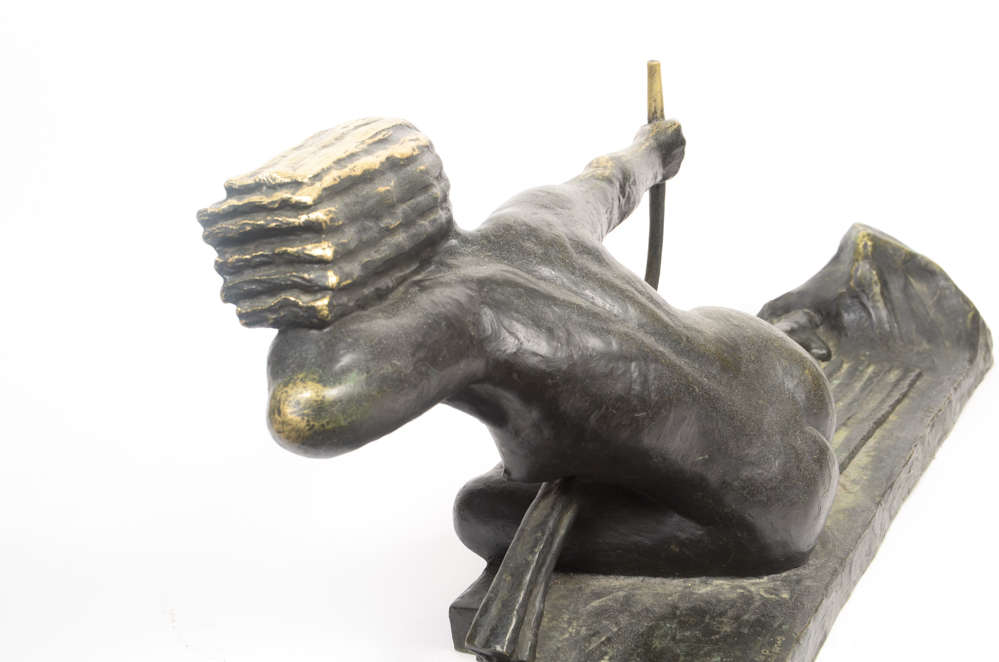 Marcel André Bouraine "Penthesilea, Queen of the Amazons" Bronze Sculpture