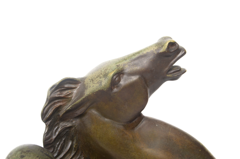 Armand Lemo Bronze Sculpture "Chasseurs à Cheval"