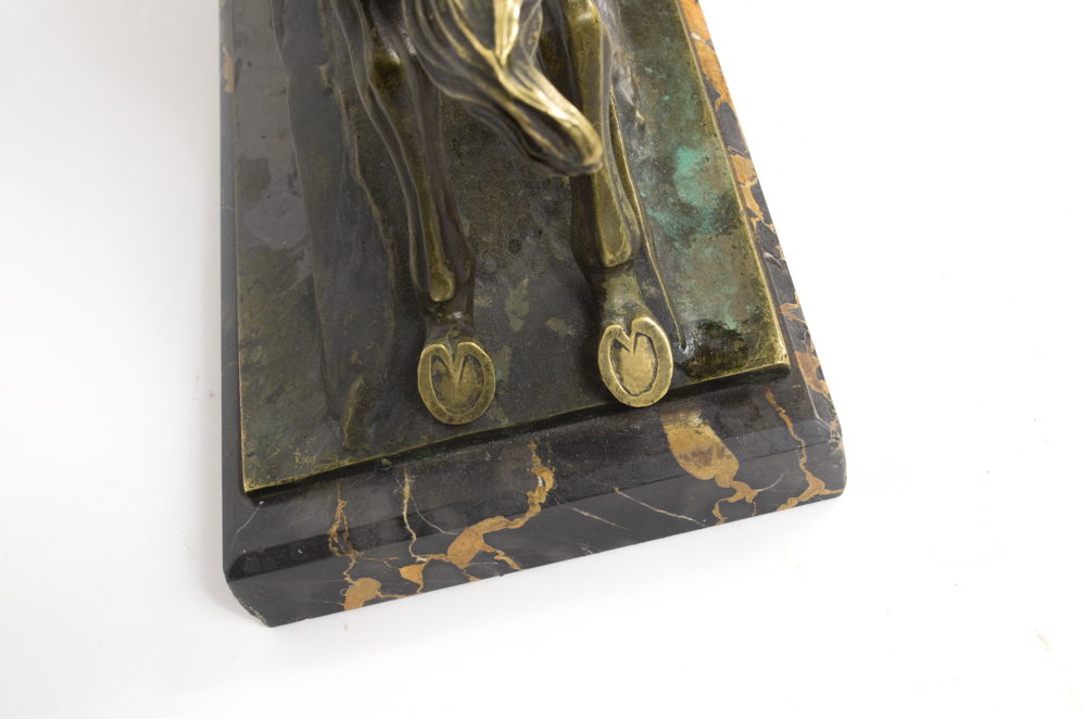 Armand Lemo Bronze Sculpture "Chasseurs à Cheval"