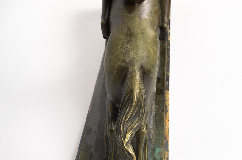 Armand Lemo Bronze Sculpture "Chasseurs à Cheval"