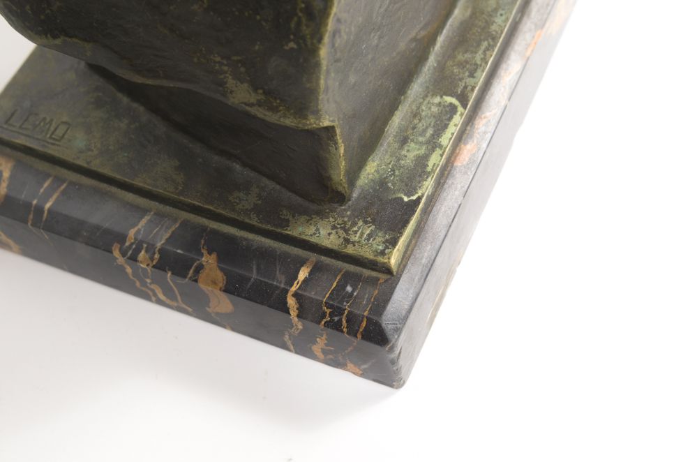 Armand Lemo Bronze Sculpture "Chasseurs à Cheval"