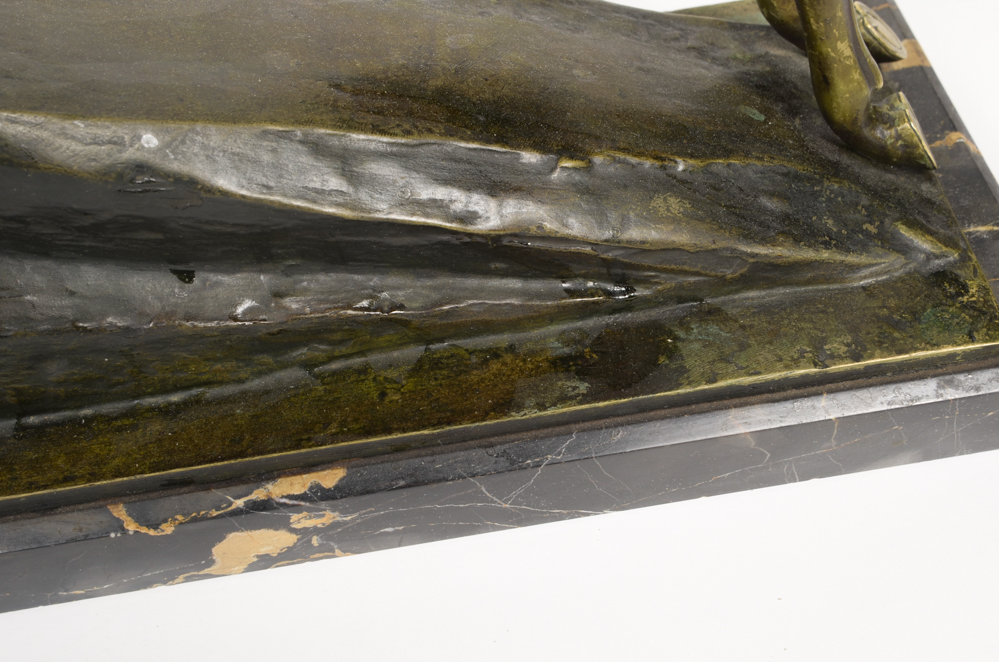 Armand Lemo Bronze Sculpture "Chasseurs à Cheval"