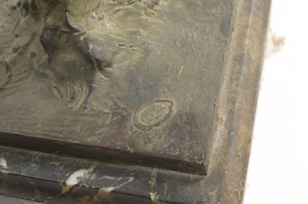 Maurice Guiraud-Rivière Bronze Sculpture "Dancing Nymph & Satyr"