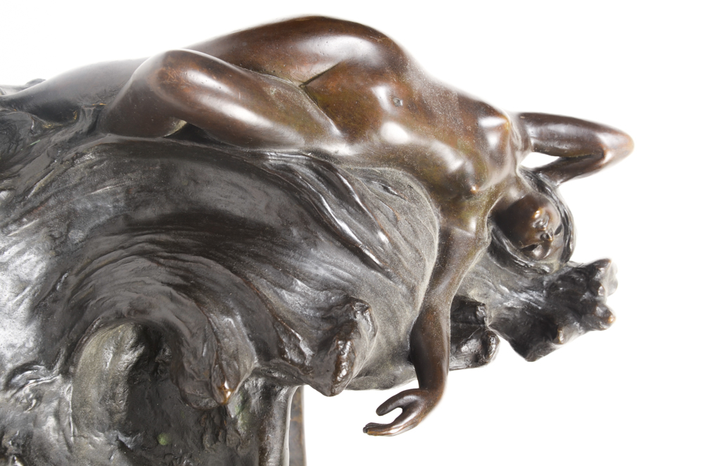 Emmanuel Villanis Art Nouveau Bronze Jardinière