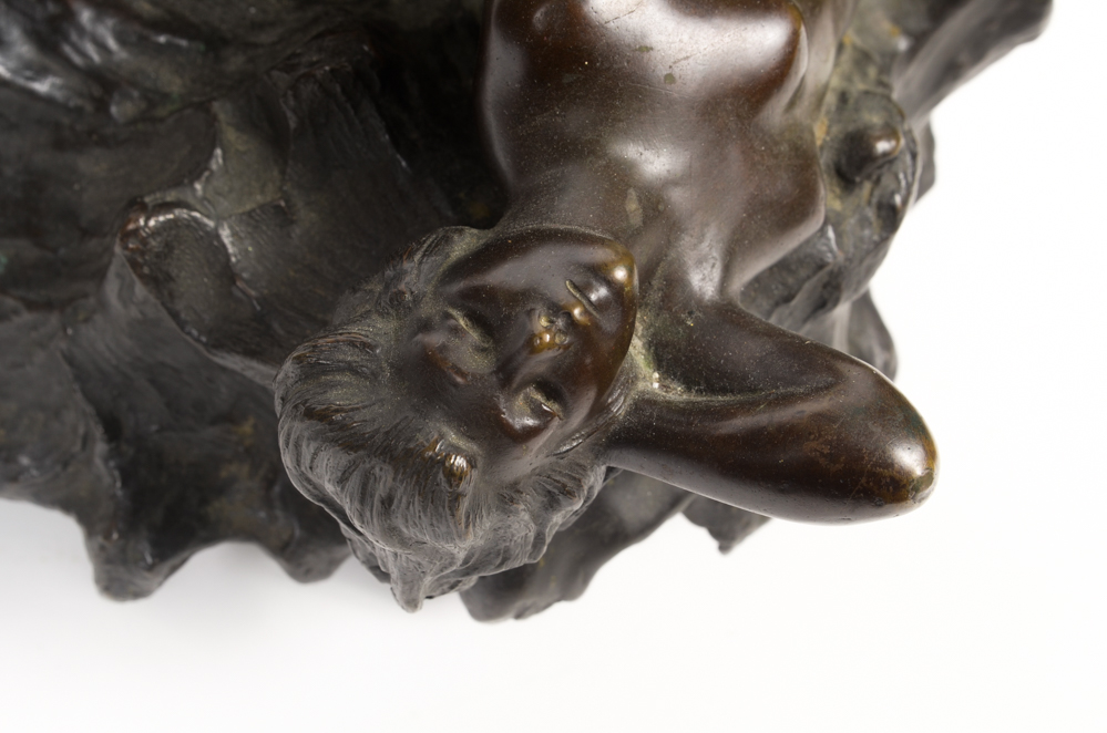 Emmanuel Villanis Art Nouveau Bronze Jardinière