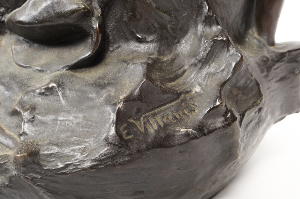 Emmanuel Villanis Art Nouveau Bronze Jardinière