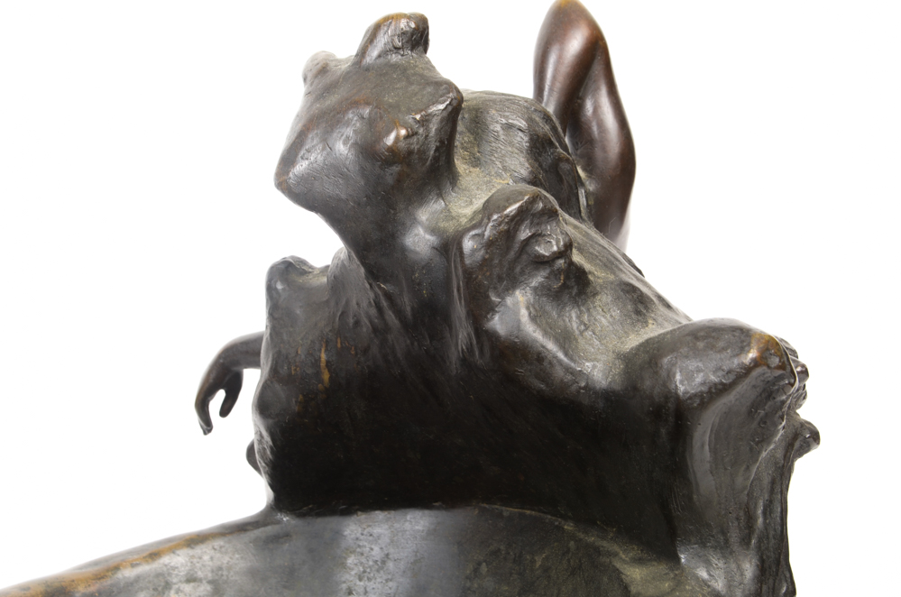 Emmanuel Villanis Art Nouveau Bronze Jardinière