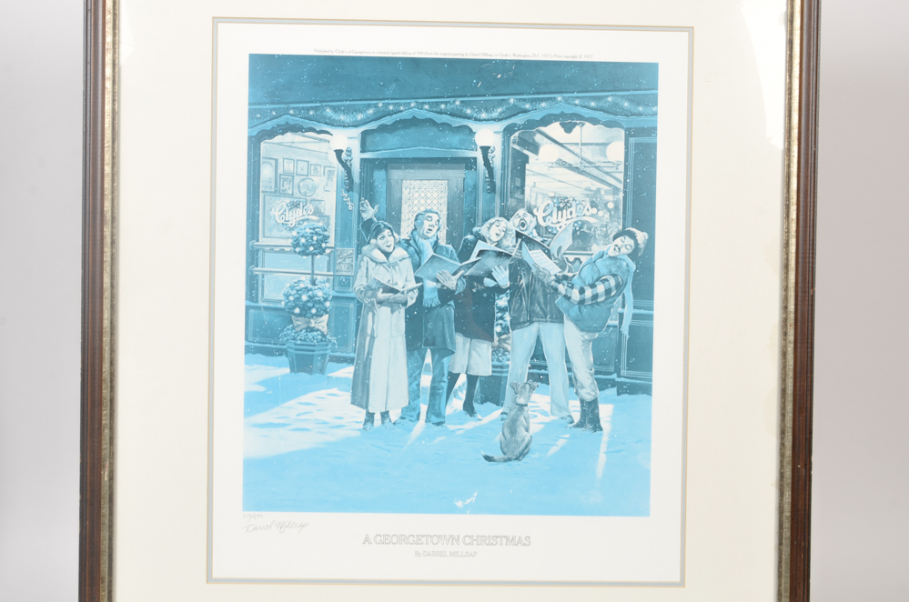 Darrel Millsap Limited Edition Print "A Georgetown Christmas"