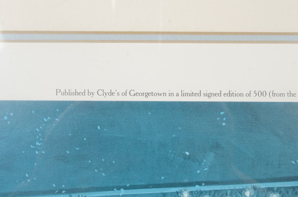 Darrel Millsap Limited Edition Print "A Georgetown Christmas"